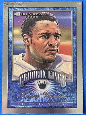 2000 Donruss Gridiron Kings Silver Barry Sanders 2360/2500 GK-3 Lions HOF