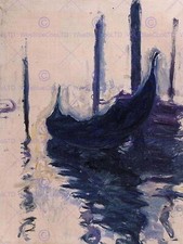 87529 GONDOLA A VENEZIA VECCHIO MAESTRO decorazione poster stampa da parete