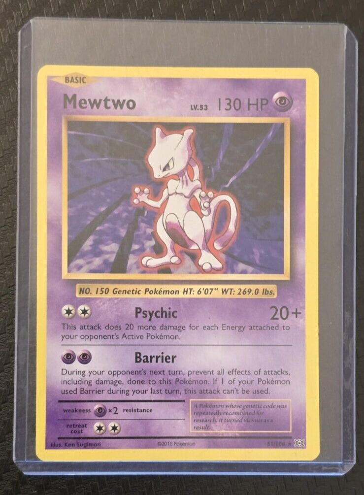Pokmon card mewtwo 130hp 1995 rear Pokmon card Mint Never Played w case | eBay Pokmon card mewtwo 130hp 1995 rear Pokmon card Mint Never Played w case | eBay