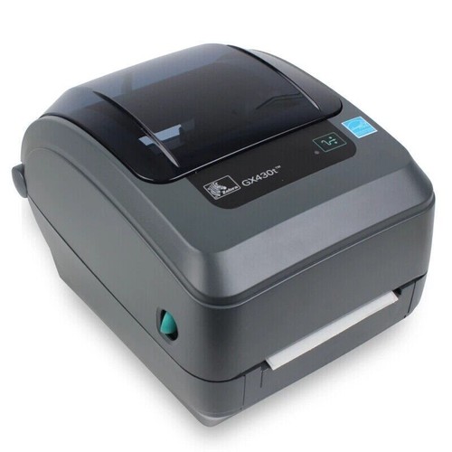Impresora de escritorio monocromática de transferencia térmica ZEBRA Gx430T con puerto USB/Ethernet - Imagen 3 de 10