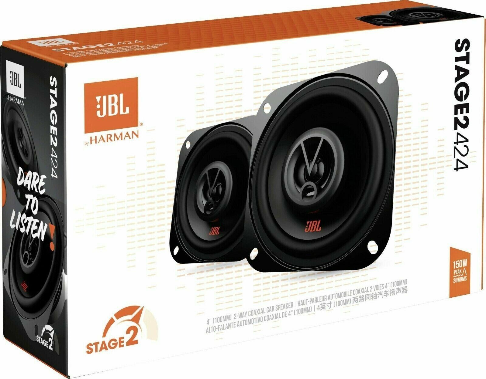 JBL Stage 2 424 4.0'' (10cm) Set de haut-parleur (JB STAGE2424)