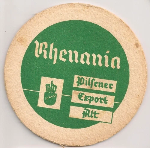 Rhenania - old beer mat "Pilsener export old"