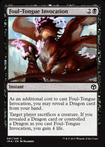 Foul-Tongue Invocation x4 - Iconic Masters - NM-Mint, Englisch - Iconic Masters - Bild 1 von 1