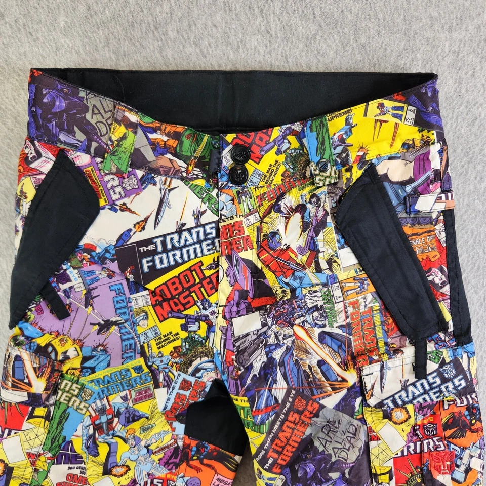 686 Pantalones de Nieve Juveniles M Estampado Transformers Impermeable Esquí Snowboard Evolution Foto 2 de 4