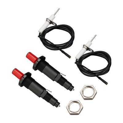 Hochtemperaturbeständiger Piezozünder für Gasherde und Backöfen 2er Set