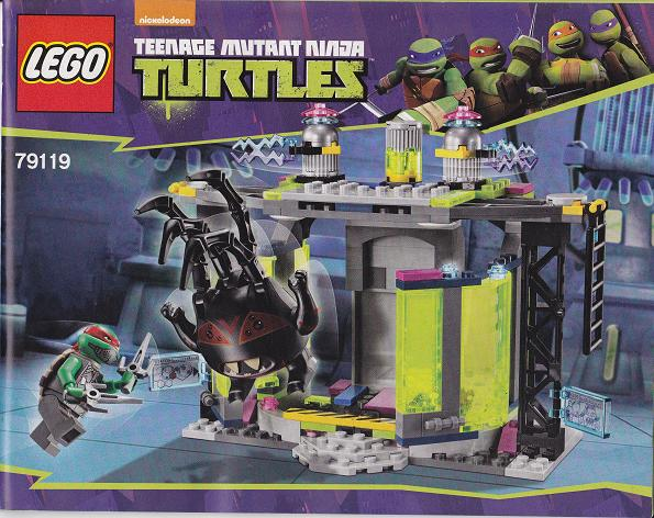 Lego Mutation Chamber Unleashed 79119 Teenage Mutant Ninja Turtles