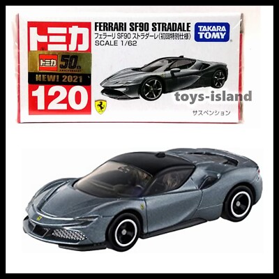 【美品】コータック フェアプレイ110 TOMICA 120 FERRARI SF90 STRADALE 1/62 TOMY 2021 APRIL NEW MODEL