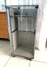 Mobile carrello Stereo anta coperchio vetro componenti robusto hifi ruote comodo