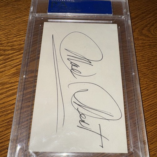 Mae West Autographed Signed Both Sides Index Card PSA/DNA Encapsulated - Picture 4 of 5