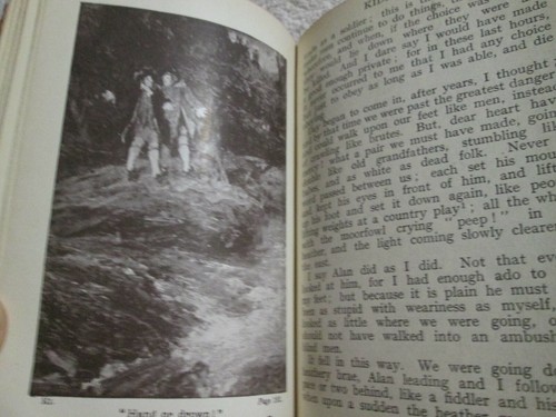 SMALL ANTIQUE BOOK KIDNAPPED ROBERT LOUIS STEVENSON ADVENTURES OF DAVID BALFORD - Picture 8 of 12