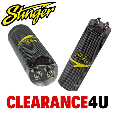Stinger SPC 2 Farad Auto Amp Verstärker Power Cap Kondensator mit Digital LED Lesen