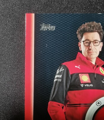 2022 Topps Racing Formula 1 F1 Mattia Binotto Relic Patch 2022 Topps Racing Formula 1 F1 Mattia Binotto Relic Patch