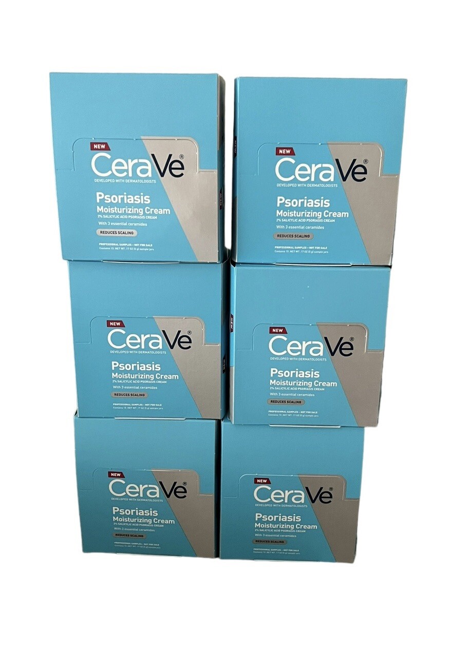 CeraVe Psoriasis Moisturizing Cream Lot of 90 Samples Expires 12/25