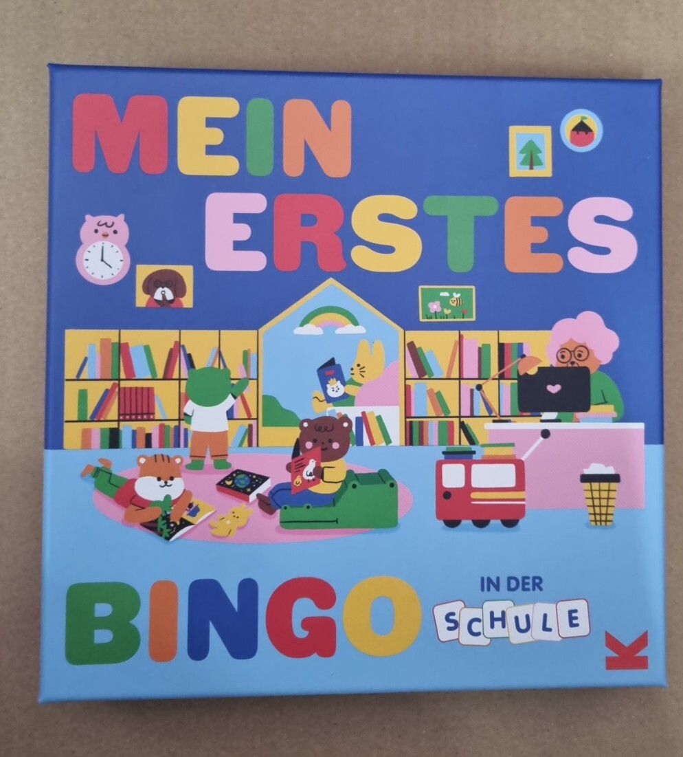 Laurence King Verlag Mein erstes Bingo-In der Schule Kinderspiel, Sky/Pale Blue - Bild 2