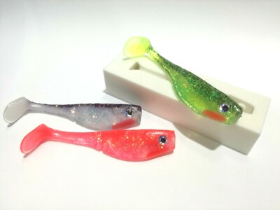 fat fish lure molds Soft Plastic Making Injection Molds Fishing Lures Twin Tail Grub 3.5'' : Sports & Outdoors FatFish V25-2C Bait Mold Soft