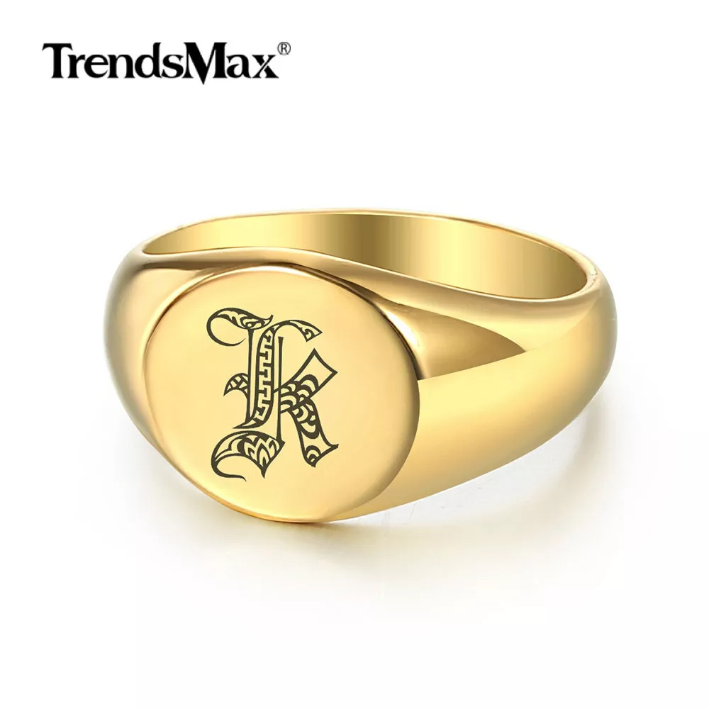 S stamp on ring sale