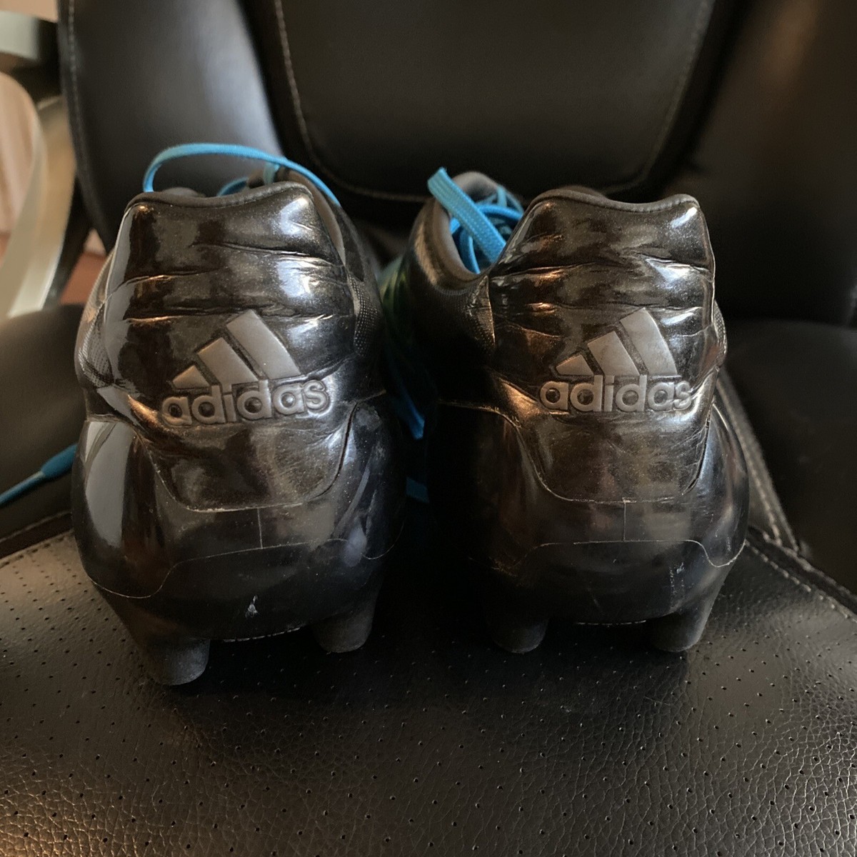Adidas Ace 15.1 FG-AG Solar Blue Size 11.5 Men's Soccer Cleats