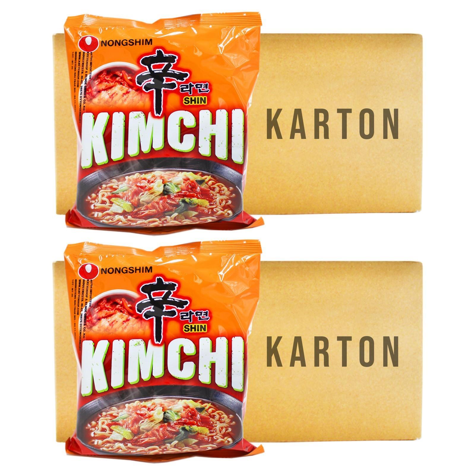 Nongshim Kimchi Ramen Nudeln Nudelsuppe Instant noodles 40x120g