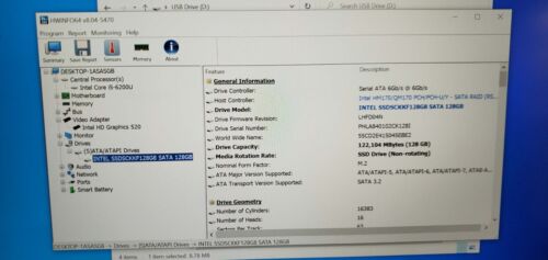 Dell XPS 13 9350 Laptop Intel Core i5-6th Gen @ 2.3 GHz 4GB RAM 128GB SSD W10P - Picture 20 of 23