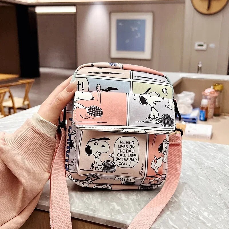 Kawaii Snoopy Crossbody Bag – Cute Cartoon Purse & Phone Case for Women