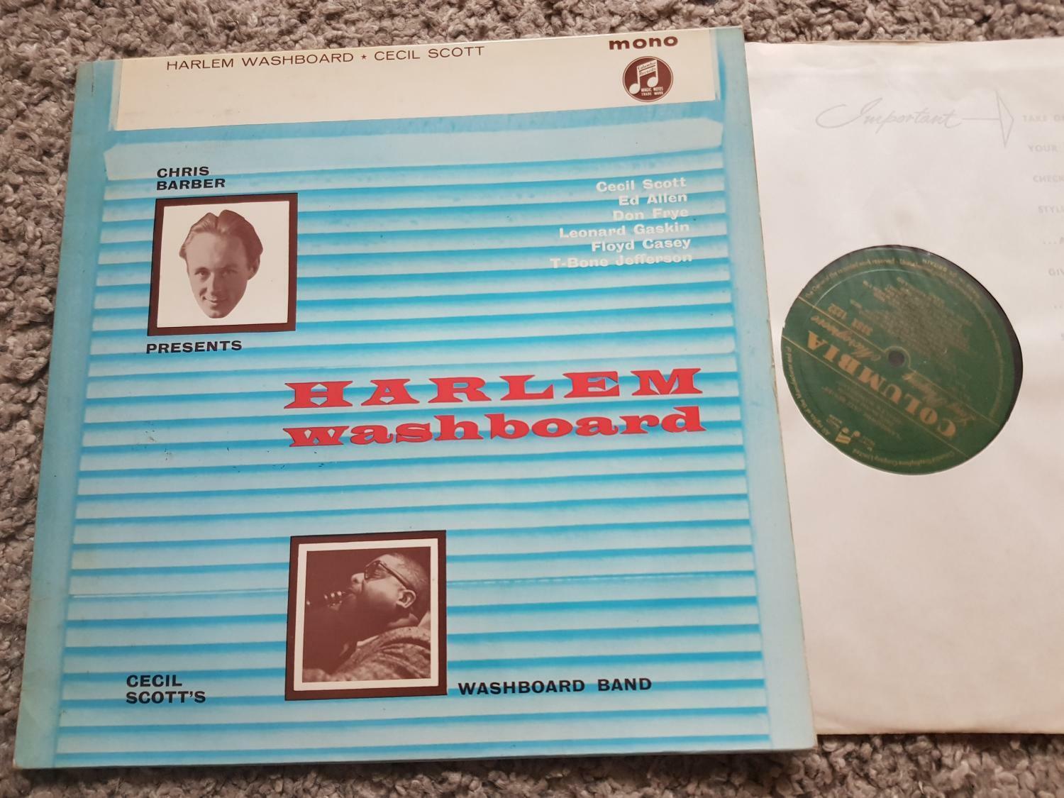 Cecil Scott - Harlem Washboard Vinyl LP