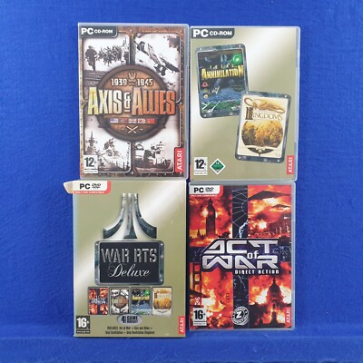 pc ATARI WAR RTS DELUXE PAL UK Version REGION FREE PC DVD-ROM | eBay