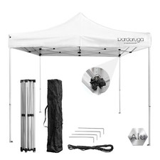 Gazebo Pieghevole da Giardino 3x3m, Alluminio, Leggero, Impermeabile, Regolabile