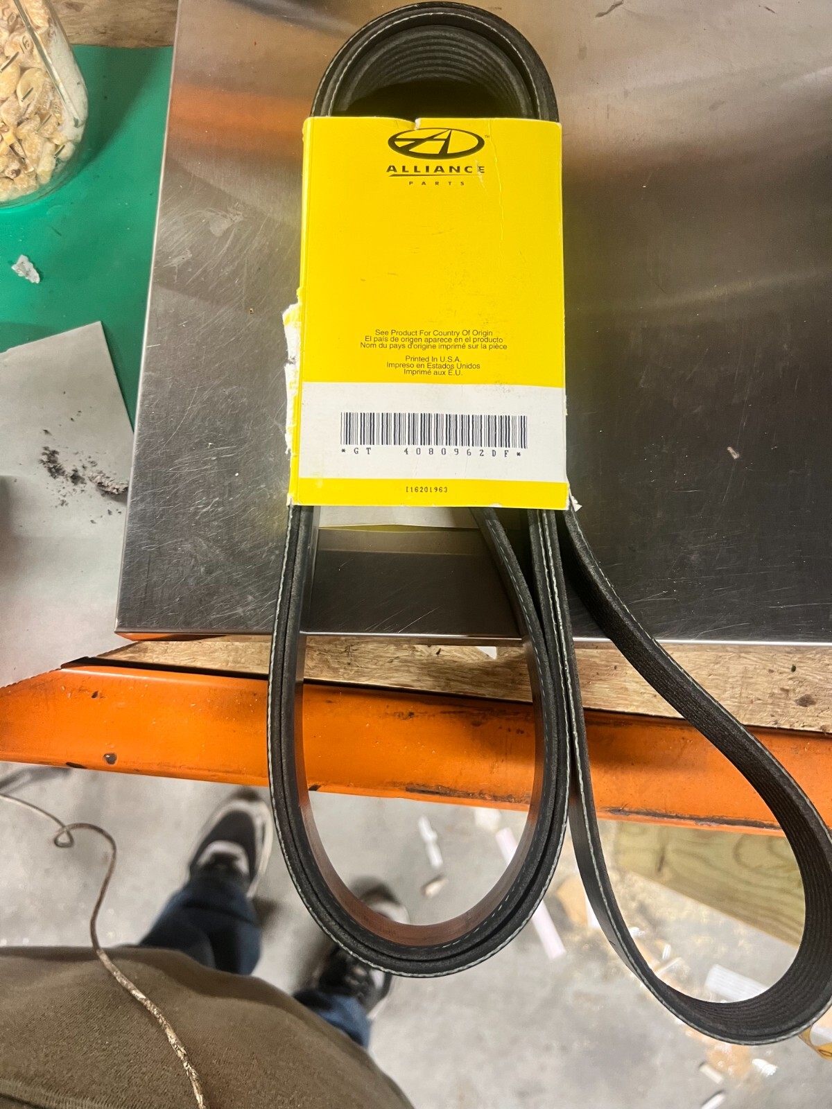 Genuine New Alliance GT 4080962df Drive Belt For 0507 387 W900 eBay