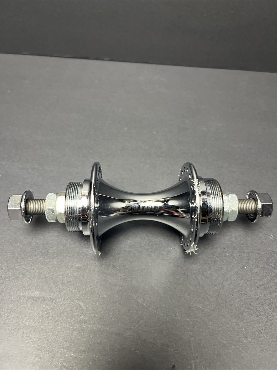 NOS Primo 36H BMX Freewheel Rear Hub Black 3/8” Chrome Freestyle