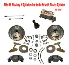 1964-66 Mustang Disc Brake Kit 6-cyl 4-lug 14 Wheels