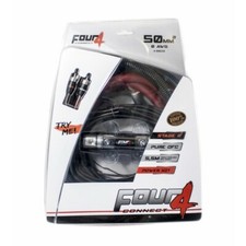 Kit Cavi Installazione 0 awg OFC 100% RAME 50 mm Cavo Rca alimentazione 50mm SPL