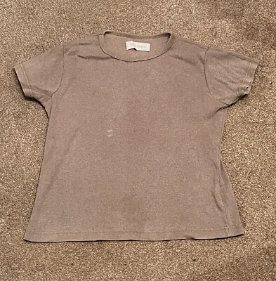 WOMENS RIVER ISLAND KHAKI T-SHIRT SIZE: M NOW: