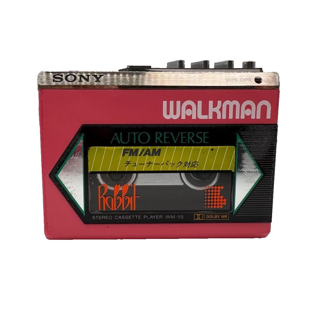 【SONY】 WALKMAN WM-55 カセットプレーヤー Sony WM-55 Walkman Cassette Player High sound quality