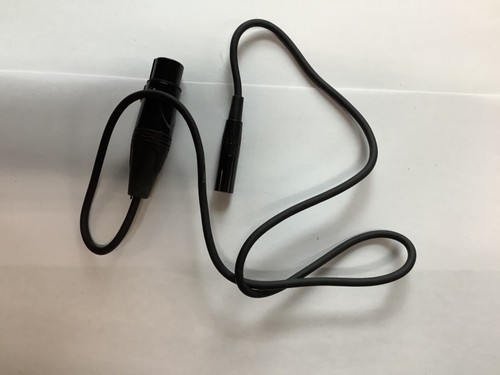 Mini-XLR Male to XLR Female Microphone Patch Cable 18” Black