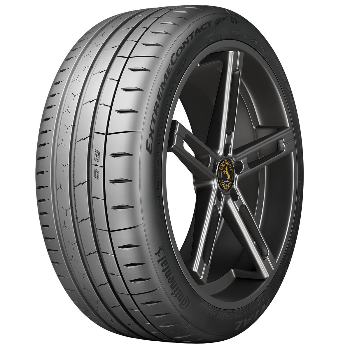 1 New Continental Extremecontact Sport 02 - 305/35zr20 Tires