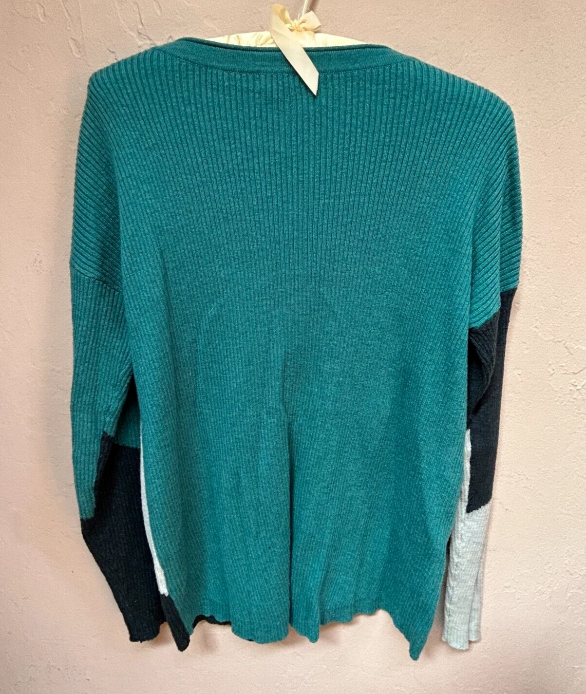 smartwool merino wool ribbed knit colorblock cozy fashion sweater
