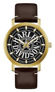 Bulova Harley Davidson Men's Quartz Brown Leather 40mm Watch 77A100 - Click1Get2 Coupon&