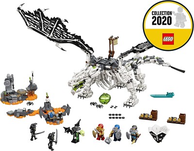 LEGO 71721 NINJAGO: Skull Sorcerer's Dragon 9+ Block Toy New