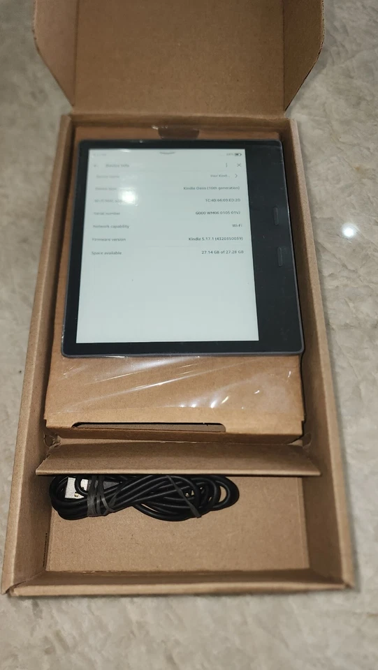 Kindle Oasis E-Reader 10th Gen 7" 32GB - Graphite - Image 2 of 3