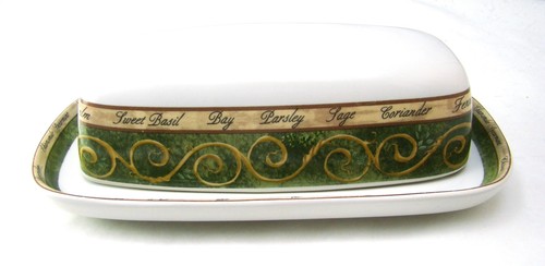 American Atelier Bouquet Garni 5011 Bedeckt Butterdose Ausgezeichneter - Picture 4 of 7