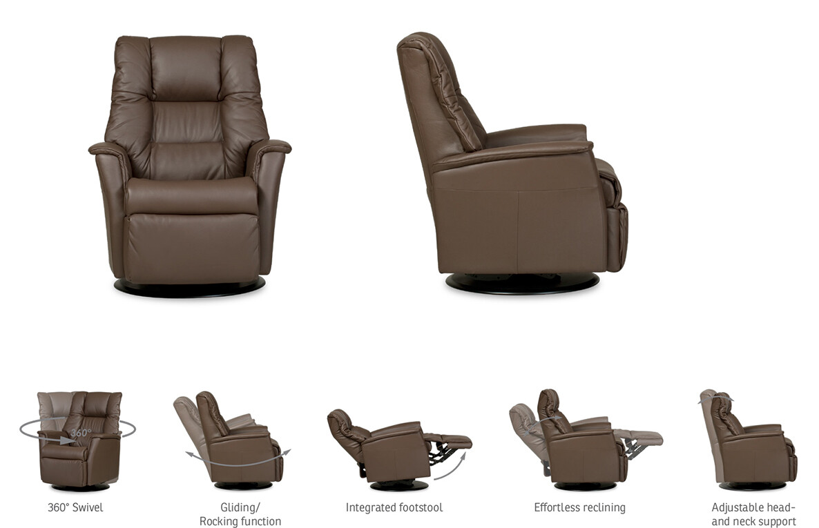 IMG Verona RG395 Medium Large Relaxer Recliner Chair T408 Trend Sand Leather eBay