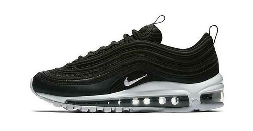 Scarpe da donna ragazzi Nike Air Max 97 921522 001 nero bianco sportiva  silver | eBay