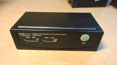 NewStar NS231 KNV-C102 KVM switch 2-port PS/2 2048x1536 @ 85Hz 400Mhz - EXCL PSU