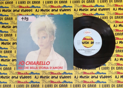 LP 45 7''JO CLARELLO Aber was für eine schöne Liebesgeschichte Die Zukunft 1987 italienisch PIPOL
