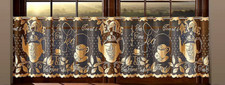 Novelty Cafe Net Curtain Kitchen Theme Sold By The Metre