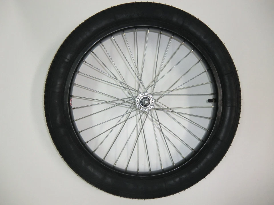 Satz 20 Zoll Laufräder + Reifen + Schlauch Anhänger Wagen Kastenwagen DDR Boot - Bild 3 von 3