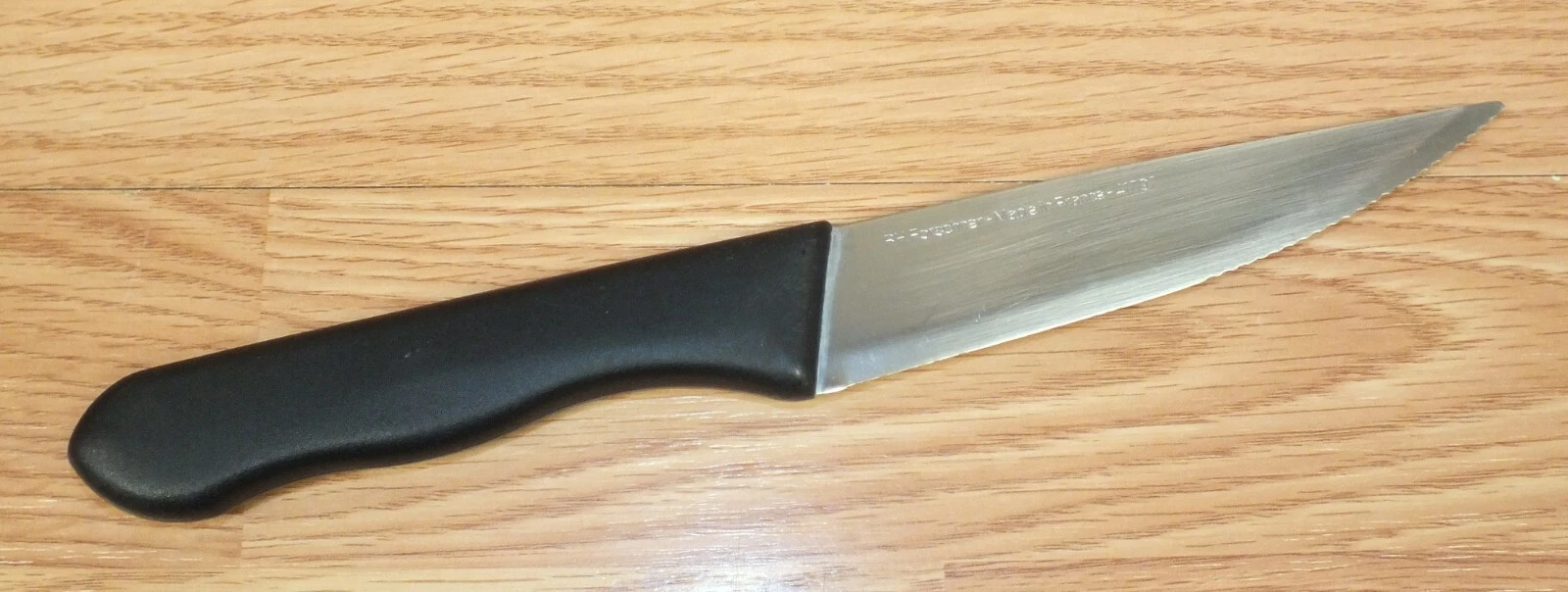 Genuine RH Forschner (41797) Serrated Knife With Black Handle **READ**