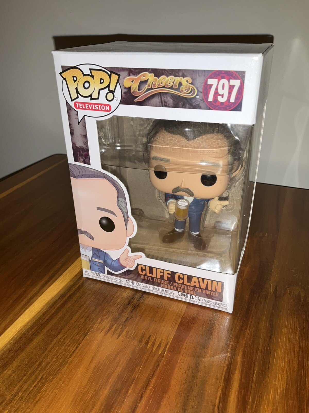 Cliff Clavin Pop Vinyl Figure #797 Funko Cheers T.v Show New