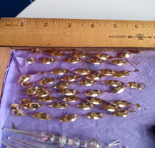 Vintage to New Christmas Icicles, Candy canes, Ornaments, Plastic, Metal - Picture 48 of 63
