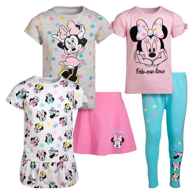 Disney Minnie Mouse Girls' 5-Piece Set